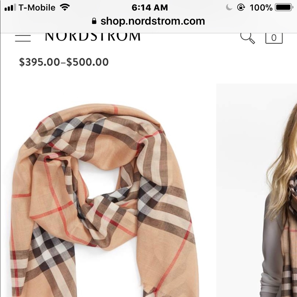 Burberry scarf
